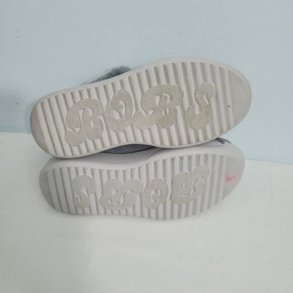 Bobs From Skechers Ankle Boot Gray Wool With Faux Fur Lining Size 8.5M 111325-16 - Picture 5 of 7